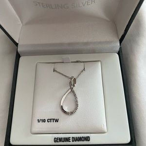 Real Diamond infinity necklace